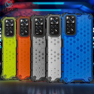 เคสโทรศัพท์มือถือ PC TPU ซิลิโคนใส กันกระแทก หรูหรา สําหรับ Xiaomi Redmi Note 11 10 Pro 11S 10S 4G 5G 9S 9 8 Pro 8T