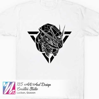 Gundam Triangle T Shirt Top Casual Tees Unisex Oversize_03