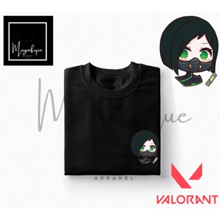 Magnifique - Valorant Viper Head Cute Chibi Customized Shirt Unisex T-shirt for Women and Men_01