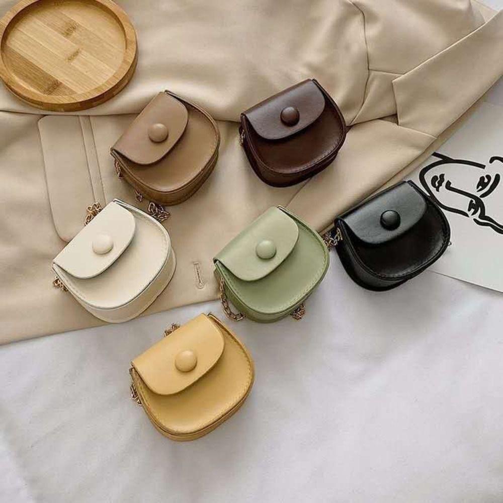 Mh กระเป๋าถือ หนัง PU น่ารัก สง่างาม สําหรับเด็กผู้หญิง เด็กผู้ชาย