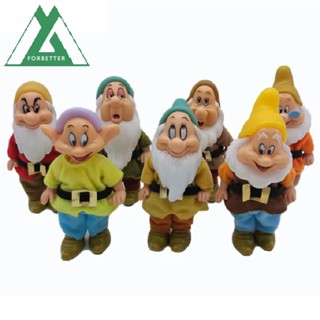 Forbetter ฟิกเกอร์ตุ๊กตาคนแคระ The Seven Dwarfs ขนาด 12 ซม. ของเล่นสําหรับเด็ก 7 ชิ้น ต่อชุด