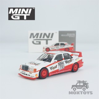 Mini GT 1:64 MB 190E 2.5 16 Evolution II 1991 DTM #โมเดลรถยนต์ 78 Lohr LHD Diecast