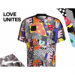 เสื้อฟุตบอล อาเซน่อล เลิฟ ยูไนเต็ด ฤดูกาล 2023/24 เกรดแฟนบอล ARSENAL LOVE UNITES UNISEX T-SHIRT Jersey 2023/24 ( AAA )