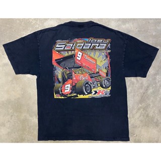 เสื้อยืด พิมพ์ลาย Joey Saldana Kasey Kahne Racing Budweiser Sprint 2008 สําหรับรถยนต์ ไซซ์ XL