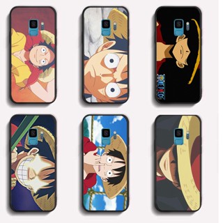 เคส Samsung S7 Edge S8 S9 Plus เคสโทรศัพท์ เคลือบด้าน TPU นิ่ม One Piece ลูฟี่ ซิลิโคน เคส