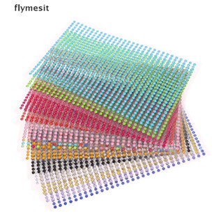 Flymesit สติกเกอร์คริสตัลเพชรเทียม 750 ชิ้น EN