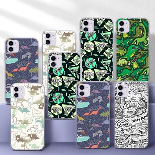 เคสโทรศัพท์มือถือแบบนิ่ม TPU ใส ลายไดโนเสาร์ 40A สําหรับ Samsung A51 A52 A52S A6 Plus A7 A70 A71 A72 A8