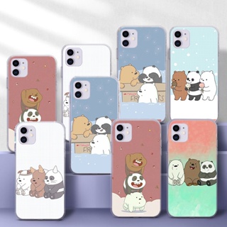 เคสโทรศัพท์มือถือแบบนิ่ม TPU ใส ลาย we bare bears น่ารัก Y142 สําหรับ Samsung S10 S10E S20 Fe Lite S20 Ultra S21 Plus