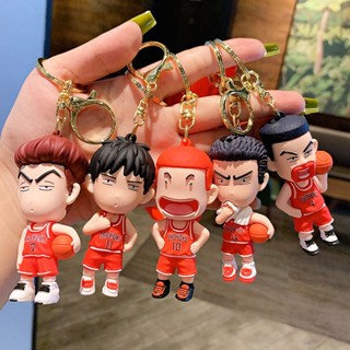 พวงกุญแจซิลิโคน จี้ฟิกเกอร์ การ์ตูนอนิเมะ Slam Dunk Sakuragi Hanamichi สําหรับห้อยกระเป๋า