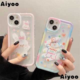 เคสโทรศัพท์มือถือแบบนิ่ม ลายกระต่ายน่ารัก สําหรับ Iphone xsmax 11 12xri 14promax 713 Apple 8 OLXC