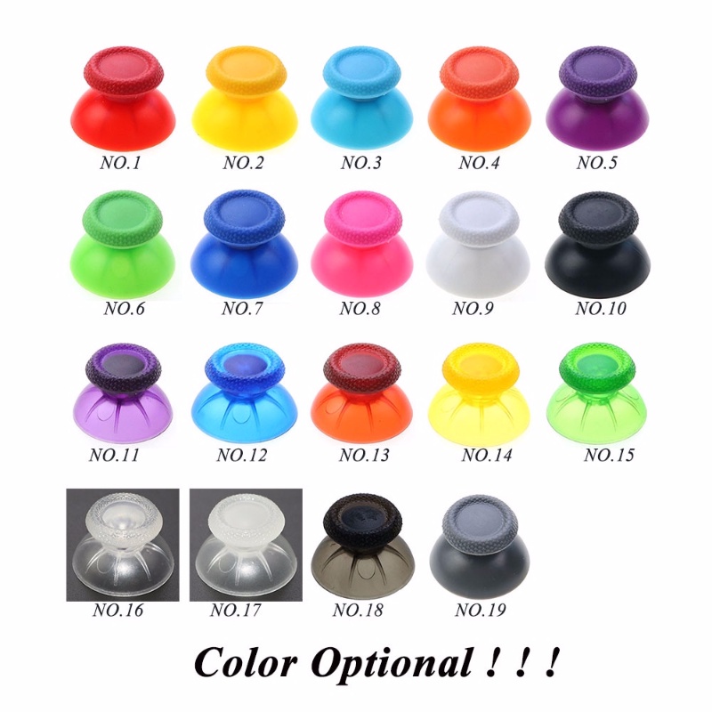 6PCS 3D จอยสติ๊กหมวกเห็ดหมวกเครื่องมือสําหรับ PS5 Controller Thumbstick Analog Thumb Sticks Grip Cover