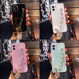 เคส Vivo Y15S เคส Vivo Y100 เคส Vivo V7 เคส Vivo V27 Casing Vivo V27E Y71i Case Vivo Y15A Y01 Case Vivo Y71 Y17 Y12 Case Vivo Y15 Y93 Case Vivo S16 S16E Case Silicone Shockproof Cute Clover Four leaf Grass Pendant Chain Phone Case โทรศัพท์มือถือ