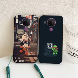 เคสโทรศัพท์มือถือ ลายปิกาจู สติทช์ พร้อมสายคล้อง สําหรับ Nokia 5.3 5.4 Nokia5.4