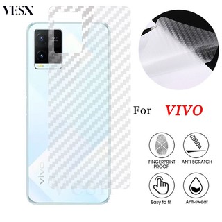 ฟิล์มกันรอยหลัง เคฟล่าสำหรับ VIVO Y77 Y76 Y35 Y22 Y22s Y02s Y02 Y02t Y02A Y15s Y15a Y16 Y73 Y33T Y33s Y21 Y21s Y21T Y55 Y20 Y20s Y20i Y20g Y12s Y12a Y11s 5G 4G 2023