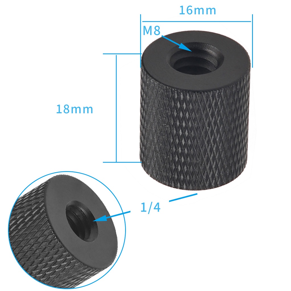 Feichao อะแดปเตอร์แปลงสกรู 1/4 เป็น M4 M5 M6 M8 M10 อุปกรณ์เสริม สําหรับกล้อง DSLR 1 ชิ้น