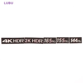 Lubu ใหม่ สติกเกอร์โลหะ 4K HDR 155Hz สําหรับติดตกแต่งโฮมเธียเตอร์ โทรศัพท์มือถือ