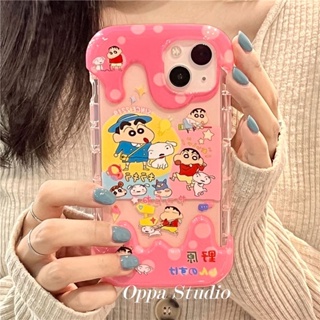 เคสโทรศัพท์มือถือ ลายการ์ตูนชินจังน่ารัก ขนาดเล็ก สําหรับ IPhone 13 Apple 14 Promax 11 12