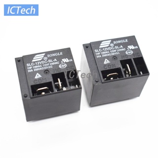 รีเลย์พาวเวอร์ T91 SLC-12VDC-SL-A 4Pin 5Pin SLC-24VDC-SL-A SLC-05VDC-SL-A 5V 12V 24 30A HF2100 5 ชิ้น