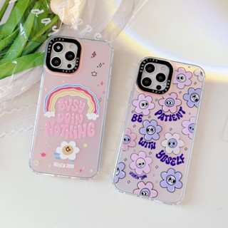 【ดอกไม้สายรุ้ง】casetify ฟิล์มอะคริลิค เลเซอร์ กันตก หลากสี สําหรับ iPhone 14 Pro Max 14 13Pro Max 12 XR X XS Max 13 11 Promax 14plus 14Pro