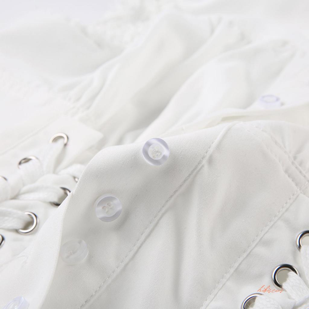 Hibiscus- เสื้อยืด คอกลม แขนเคป ผูกเชือกด้านหน้า พิมพ์ลายลูกไม้ สําหรับผู้หญิง - รูปที่ 6