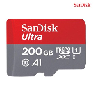 Sandisk Ultra microSD Card Speed 100MB/ Class10 A1 (SDSQUAR_200G_GN6MN)