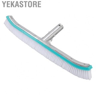 Yekastore 18in Swimming Pool Brush Plastic Nylon Stainless Steel Cleaning Tool For HG