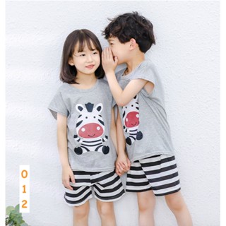 SBB-012 ชุดเด็ก เสื้อแขนสั้น+กางเกงขาสั้น