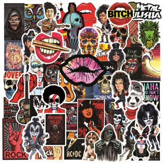 ❉ Funny HipHop Punk Rock Band Series 01 สติ๊กเกอร์ ❉ 50Pcs/Set DIY Fashion Waterproof Doodle Decals สติ๊กเกอร์