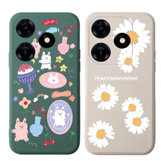 เคสซิลิโคนนิ่ม ลายดอกไม้ สําหรับ Infinix Hot 30 X6831 30i X669C 30 Play