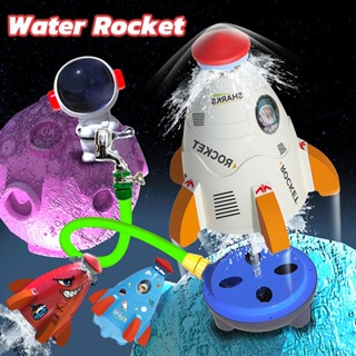 🔥COD🚀ของเล่นจรวดแรงดันน้ำ จรวดบิน ของเล่นจรวดแรงดันน้ำ WATER ROCKET เด็กเล่นเกมกลางแจ้ง ของเล่นเด็ก