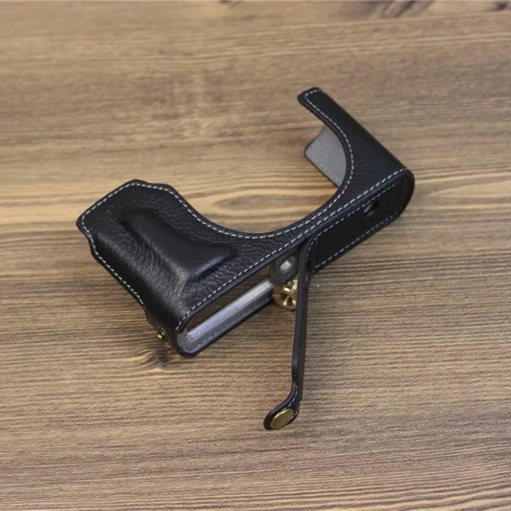 เคสกระเป๋าใส่กล้อง หนัง PU แบบครึ่งตัว สําหรับ Leica D-Lux Typ 109 Leica Typ 109