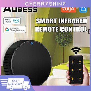 Aubess Tuya Smartlife Wifi Universal รีโมทคอนโทรล IR ทํางานร่วมกับแอพ Alexa Google