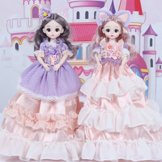 32cm StellaLou Yarn Dress Barbie Doll Girl Can Sing Joint Movable Toy (18.8)