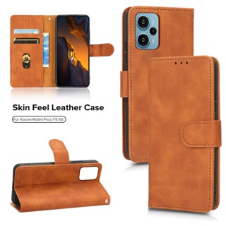 เคสโทรศัพท์มือถือหนัง ฝาพับแม่เหล็ก พร้อมช่องใส่บัตร และสายคล้อง สําหรับ Xiaomi Poco F5 5G F5 Pro F 5 F5Pro 5G