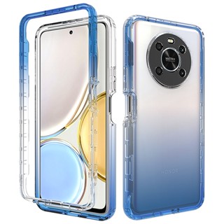 2in1 เคสโทรศัพท์มือถือแบบไฮบริด ใส กันกระแทก 360 องศา สําหรับ Honor X7 X8 X9 Honor 20 Magic 4 Lite