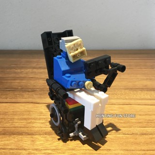 ของเล่นบล็อกตัวต่อ รูปนักวิทยาศาสตร์ moc series Stephen Hawking 8nba DIY สําหรับเด็ก