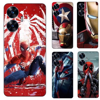 เคสโทรศัพท์ซิลิโคน TPU แบบนิ่ม ลายซุปเปอร์ฮีโร่ Marvel สําหรับ Realme C55