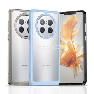 เคสโทรศัพท์มือถือซิลิโคน TPU ใส กันกระแทก หรูหรา สําหรับ Huawei Mate 50 Mate 50 Pro