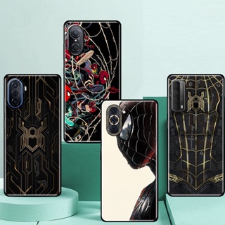 เคสโทรศัพท์ซิลิโคน TPU กันกระแทก ลายสไปเดอร์แมน สําหรับ Huawei P20 2019 P30 P40 PRO PLUS LITE 4G