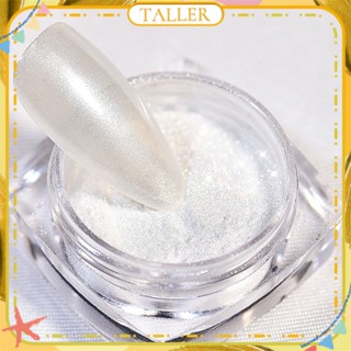 ✧ Ready Stcok Micizian Nail Art High Gloss Pearl Powder Fine Shimmer Polarized White Pink Mermaid Aurora Glitter Phototherapy Powder ทำเล็บสำหรับร้านทำเล็บสูง