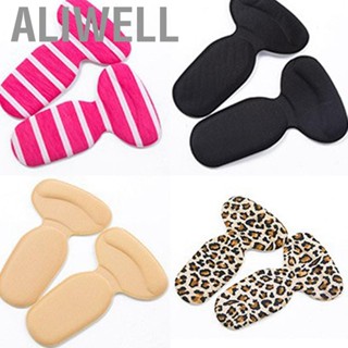 Aliwell Back Adhesive Shoe  Insert T Type -slip Soft Heel Pad Cushion Foot Care 1 Pair