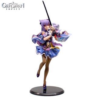 โมเดลฟิกเกอร์ PVC รูปปั้นอนิเมะ Genshin Impact Figure Keqing Kawaii Keqing ขนาด 24.5 ซม. สําหรับตกแต่งห้อง เก็บสะสม