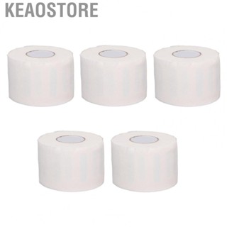 Keaostore Barber Paper  Self Adhesive White Disposable Stretchy Neck Paper Band  for Beauty Salon