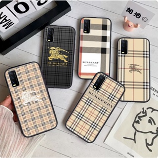 เคสโทรศัพท์มือถือแบบนิ่ม ลาย burberry แฟชั่นหรูหรา 69C สําหรับ Vivo V5 Y67 V5s V5 Lite Y66 Y75 V7 Plus Y79 V9 Y85 Y89 V11 V15 Pro V19