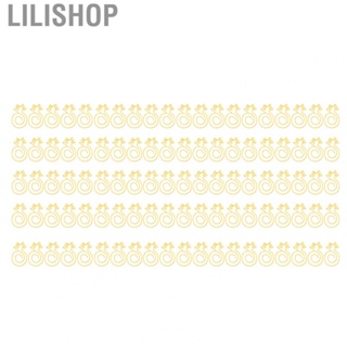 Lilishop Small Paper Clips  Gold Paper Clips 100Pcs Multi Purpose  for Document