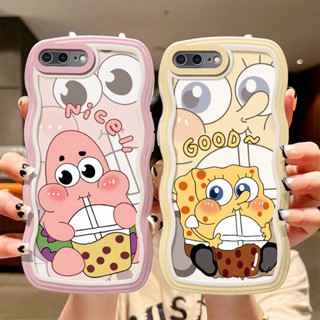 เคส iPhone 7 Plus เคส iPhone 8 Plus iPhone 6s Plus 6plus เคสโทรศัพท์ การ์ตูนน่ารัก Tpu เคสนิ่ม กรอบคลื่น เคสโทรศัพท์ใส