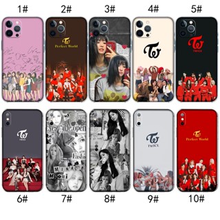 เคสโทรศัพท์มือถือ แบบใส ลาย Kokp TWICE 46D สําหรับ iPhone SE 2020 13 Mini Pro Max