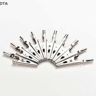 Dta คลิปปากจระเข้ สเตนเลส สําหรับทดสอบสายเคเบิล 10 ชิ้น
