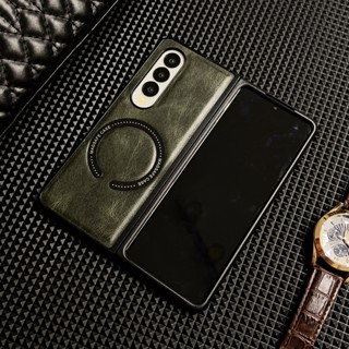 เคสหนัง PU แบบพับได้ สําหรับ Samsung Galaxy Z fold4 ZFold3 Fold 5 4 3 Couqe