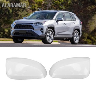 ALABAMAR ฝาครอบกระจกมองหลังด้านข้างฝาครอบกระจกมองหลังสำหรับ RAV4 2020+